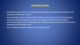juvenile myasthenia gravis life expectancy