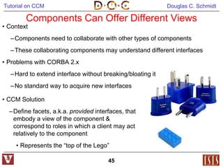 OMG CORBA Component Model tutorial | PPTX