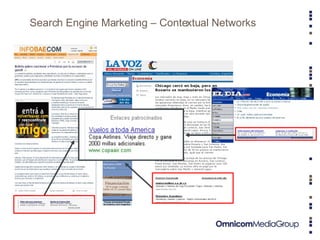 Search Engine Marketing – Contextual Networks Contents Network 
