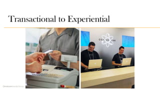 Transactional to Experiential
 