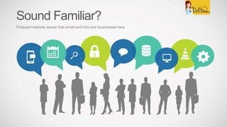 Sound Familiar?
Frequent website issues that small and mid-size businesses face
 