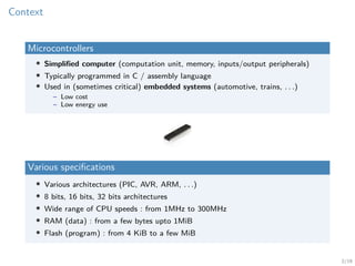 #OSSPARIS19 : A virtual machine approach for microcontroller ...