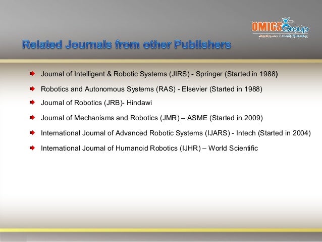 robotics and autonomous systems elsevier