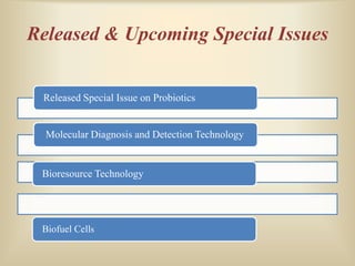 Journal of Microbial & Biochemical Technology | PPT