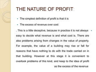 nature of profit