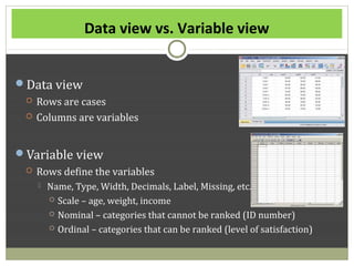 introduction to spss | PPT
