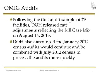 OM(I)G! New York Medicaid Case Mix Audit Success | PPTX