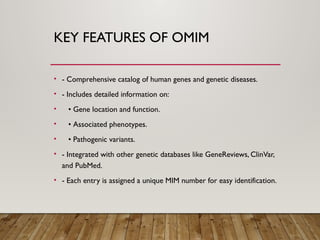 omim and genetic variant riddhi.ppt - OMIMx | PPTX