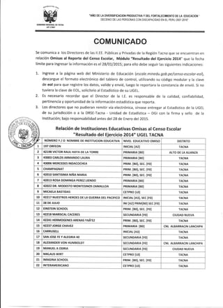 Omisos censo escolar 2014