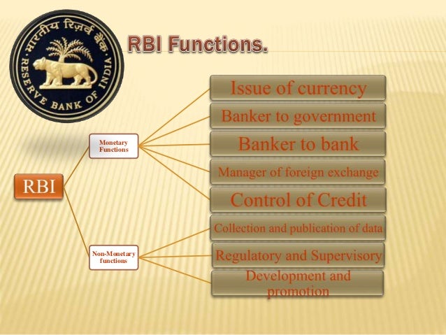 😂 Traditional functions of rbi. RBI : Its functions & Role. 2019-01-16