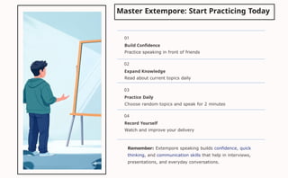 Extempore Speaking: Skills and Practice Guide | PPTX