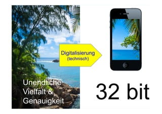 4
Fachhochschule des Mittelstands(FHM)
OMKB 2017 4© Prof. Dr.-Ing. Manfred Leisenberg
Was ist Online-Marketing?
Kommunikations- &
Werbeaktivitäten
Über stationäre &
mobile Netze
Um Zielgruppen
effizient zu
erreichen
Analog Digital
Beschreibung der Welt durch
Unendlicher Endlicher
Genauigkeit Genauigkeit
Digital
Unendliche
Vielfalt &
Genauigkeit
32 bit
Digitalisierung
(technisch)
 