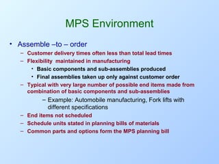Om lect 05_a(r0-aug-08)_manufacturing planning & scheduling_mms_sies | PPT