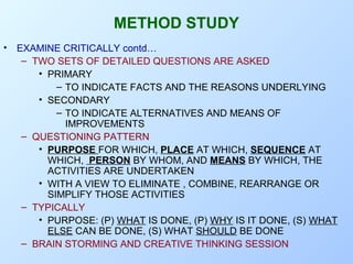 Om lect 08(r0-june-08)_basics of work study_work measurement_mms_bharti ...