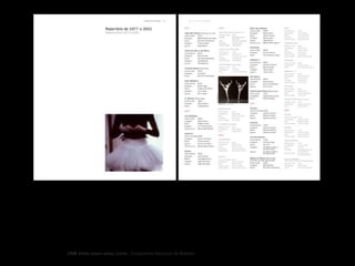 CNB Vinte cinco anos,  Livro .  Companhia Nacional de Bailado 