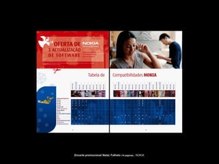Encarte promocional Natal,  Folheto  (16 paginas)   .  NOKIA 