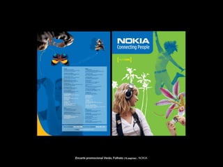 Encarte promocional Verão,  Folheto  (16 paginas)   .  NOKIA 