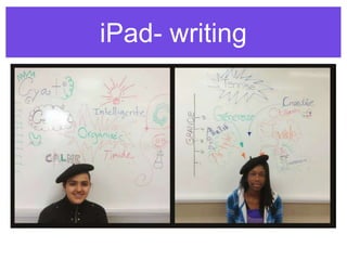 iPad- writing
 