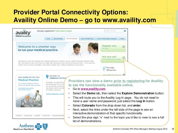 apps availity com availity web home