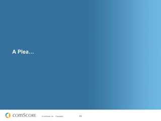A Plea…