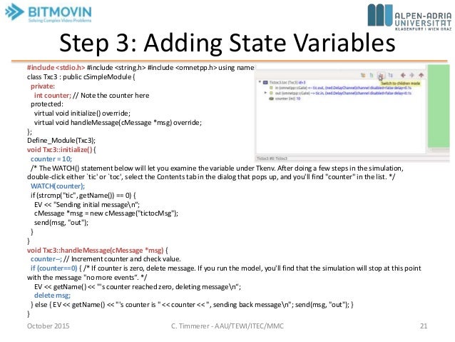 An Introduction to OMNeT++ 5.1