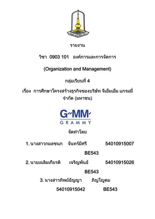 0903 101

      (Organization and Management)

                          4




1.                              54010915007

                       BE543

2.                              54010915026

                       BE543
     3.
            54010915042        BE543
 