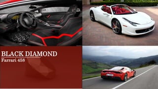 BLACK DIAMOND
Farrari 458
 