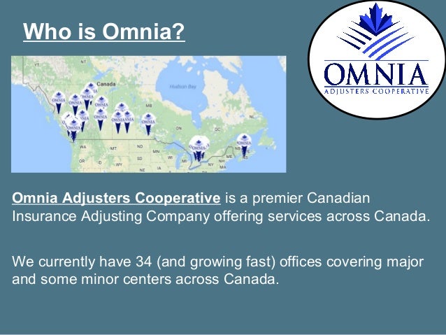 Omnia insurance claims client presentation 2017