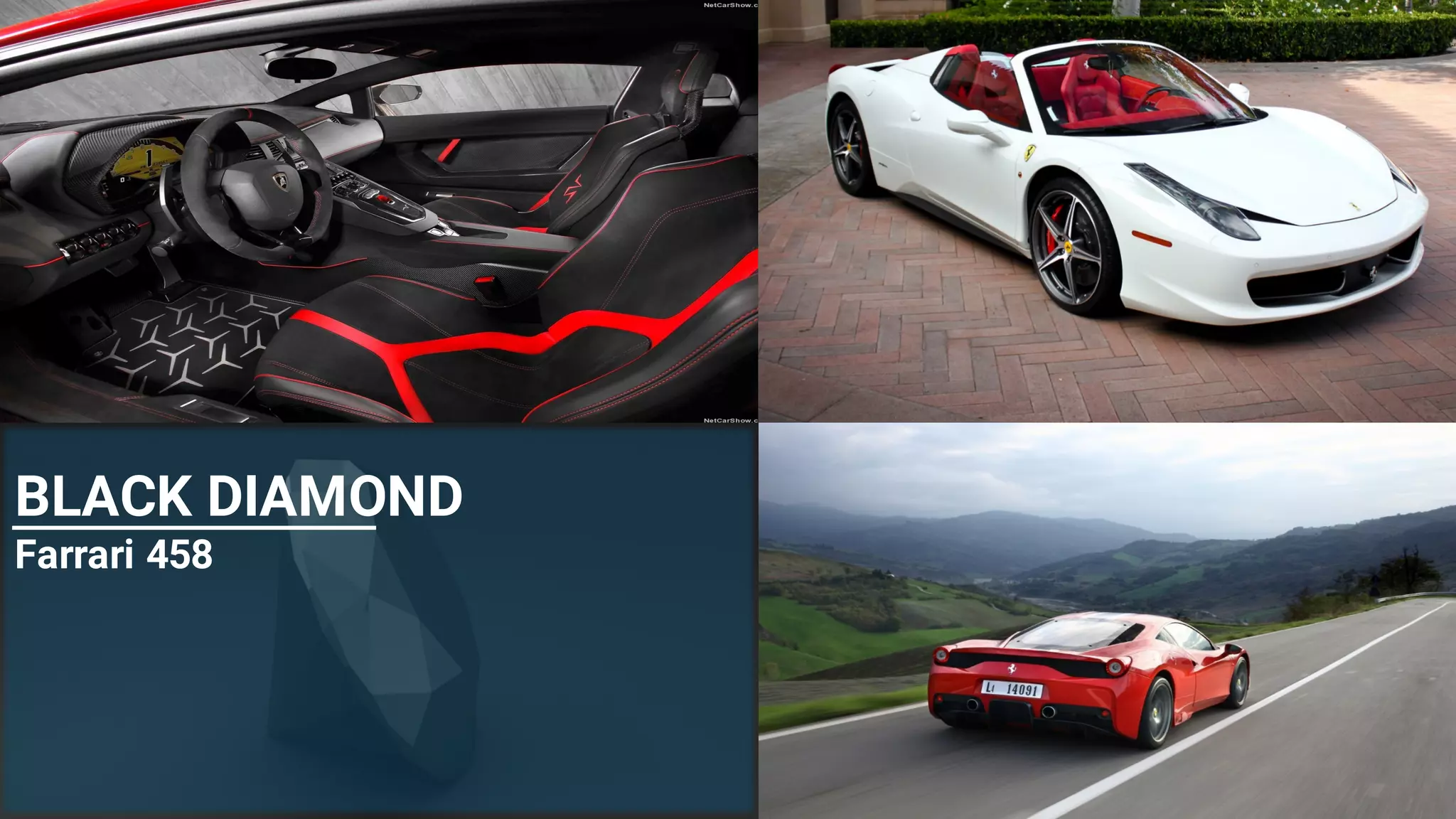 28
BLACK DIAMOND
Farrari 458
 
