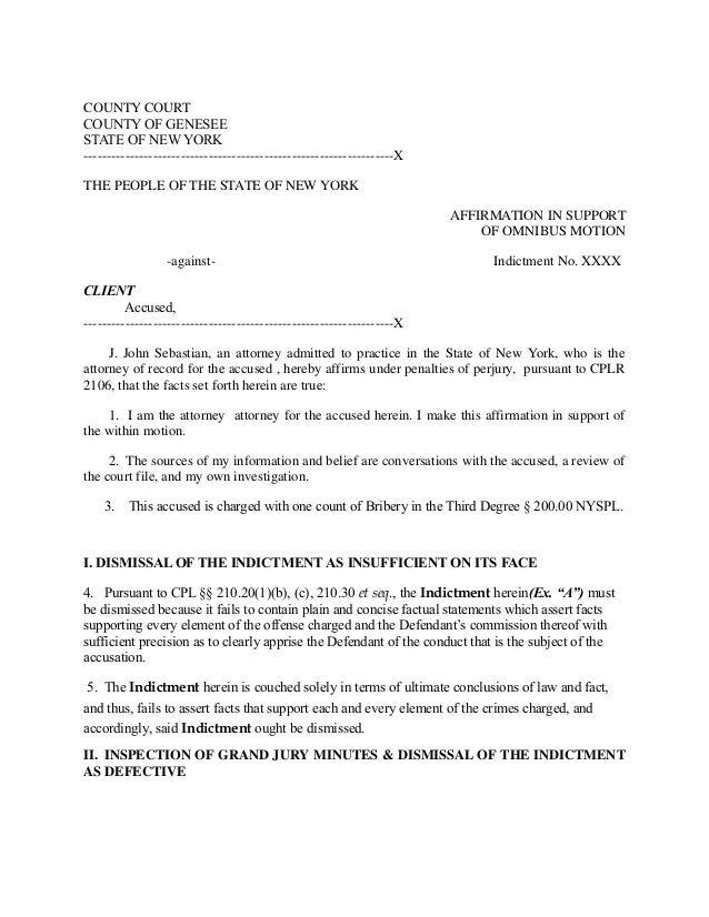 omnibus motion bribery j john sebastian attorney motion to suppress evidence form