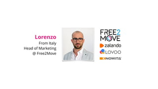 Lorenzo
From Italy
Head of Marketing
@ Free2Move
 