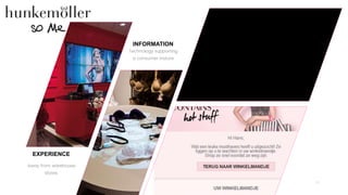 18
Away from warehouse
stores.
EXPERIENCE
Technology supporting
a consumer instore
INFORMATION
 