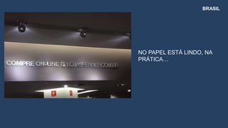 BRASIL
NO PAPEL ESTÁ LINDO, NA
PRÁTICA…
 