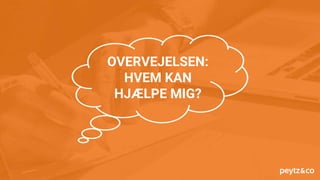 OVERVEJELSEN:
HVEM KAN
HJÆLPE MIG?
 