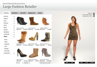 Omni Channel Best Practices

Large Fashion Retailer

› Xxx mimic me.




© Unic AG | Seite 25
 