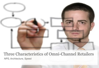 Three Characteristics of Omni-Channel Retailers
NPS, Architecture, Speed
 