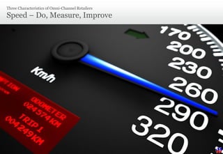 Three Characteristics of Omni-Channel Retailers

Speed – Do, Measure, Improve

› xxx




© Unic AG | Seite 30
 