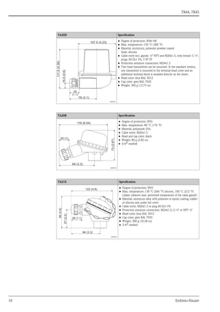 Omnigrad m tr44 45 endress+hauser datasheet-hygienic, modular rtd ...