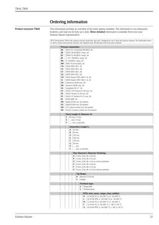 Omnigrad m tr44 45 endress+hauser datasheet-hygienic, modular rtd ...