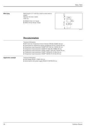 Omnigrad m tr44 45 endress+hauser datasheet-hygienic, modular rtd ...