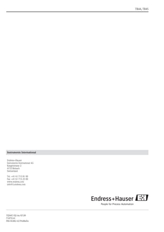 Omnigrad m tr44 45 endress+hauser datasheet-hygienic, modular rtd ...