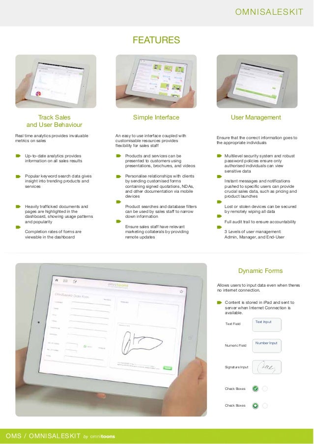 Interactive sales presentation software image