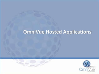 OmniVue Hosted Applications 