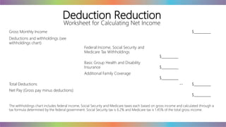 Net Income Math Worksheet Withheld Omo digital simulation and lessons | PPTX