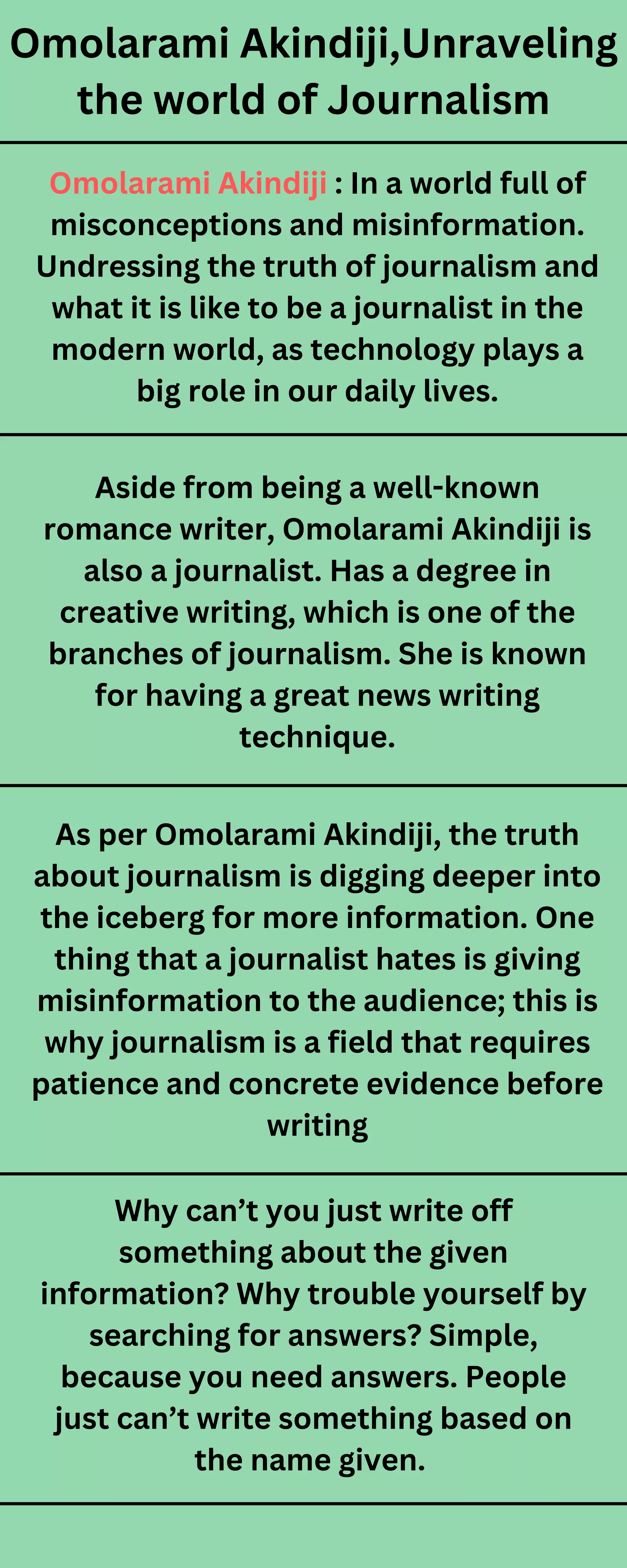 Omolarami Akindiji,Unraveling the world of Journalism.pdf
