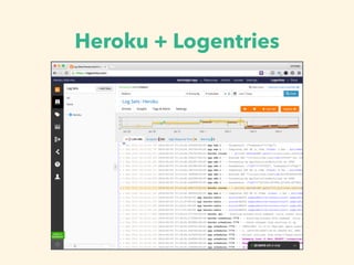 Heroku + Logentries
 