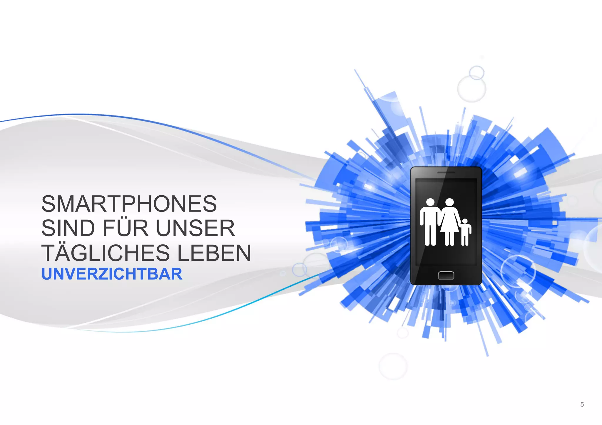 Google – vertraulich. Vervielfältigung nicht gestattet.
SMARTPHONES
SIND FÜR UNSER
TÄGLICHES LEBEN
UNVERZICHTBAR
5
 