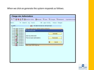 When we click on generate the system responds as follows.
 