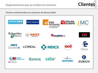 Organizaciones que ya confían en nosotros

Clientes multisectoriales con proyectos de diversa índole:
                                                                  4
                                                             Clientes
 