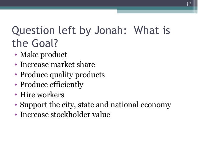 goldratt the goal and 10 om decisions Goldratt, eliyahu, the goal, any edition north river press publishing corporation insights into the basic trade-offs associated with operations management decisions 3 inventory management quiz 4 on chapter 9, 10 and 12 chs 28. goldratt the goal and 10 om decisions Goldratt, eliyahu, the goal, any edition north river press publishing corporation insights into the basic trade-offs associated with operations management decisions 3 inventory management quiz 4 on chapter 9, 10 and 12 chs 28.